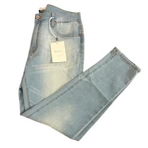 KanCan Womens Light Wash Skinny Jeans High Rise KC7085LRT Size 15 31 NEW